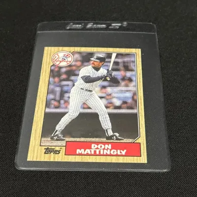 1987 Topps Don Mattingly #500 New York Yankees Baseball Card - MLB #3
