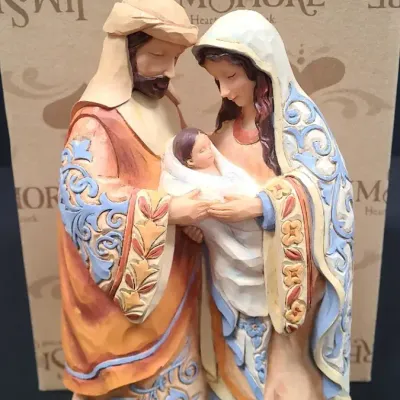 Jim Shore Heartwood Creek Holy Family Figurine