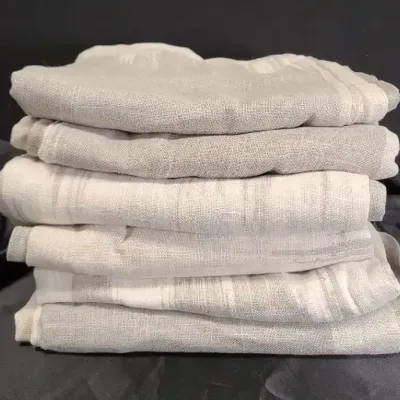 West Elm Natural Linen Curtains 