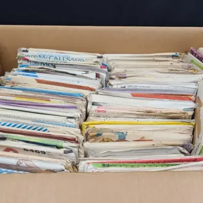 Huge Assortment Of Vintage Sewing Patterns