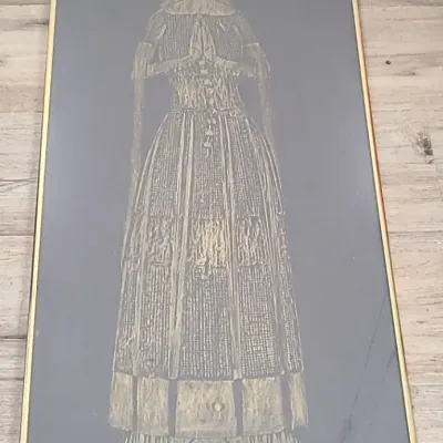 Lady Joan De Foxle Framed Rubbing Print