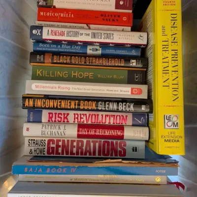 Nonfiction Book Lot 18 Titles History Health Politics Spirituality Mixed