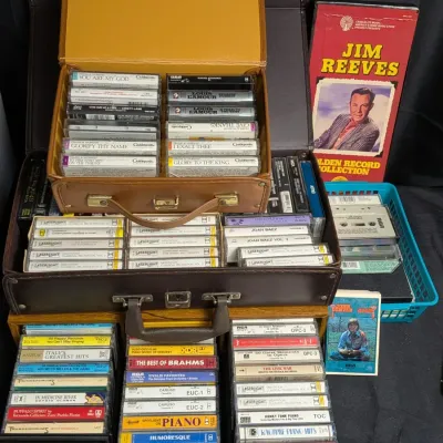 Cassette Tape Collection Lot Classical Meditation Opera World Music Storage
