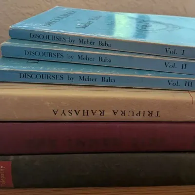 Meher Baba Discourses 3 Volume Set Beyond Telepathy Tripura Rahasya Books