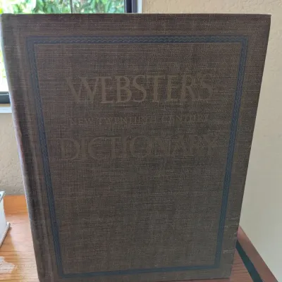 Webster's New Twentieth Century Dictionary Unabridged Second Edition