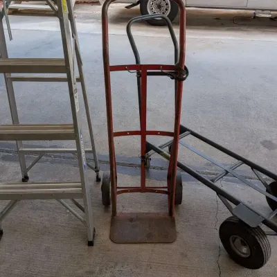 Werner 5ft Aluminum Stepladder, Vintage Standard Hand Truck & Heavy-Duty Convertible Hand Truck / Ca