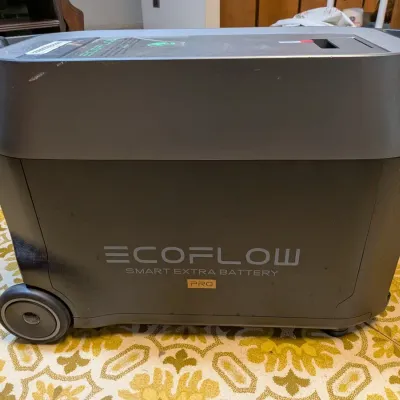 EcoFlow DELTA Pro Smart Extra Battery (3,600Wh / 3.6kWh) w/ Connecting Cable