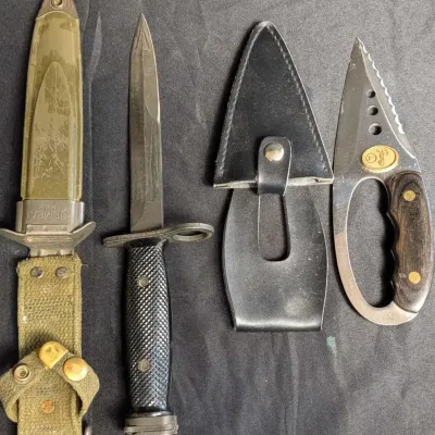 Military Bayonet Knife Collection Lot US M8A1 Bayonet Hunting Knives