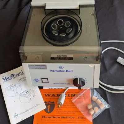 Hamilton Bell VanGuard V6500 Lab Centrifuge Complete With Manual Cord - UNTESTED