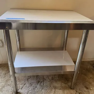 Stainless Steel Utility Prep Table with Undershelf