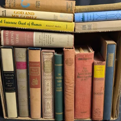Classic Literature Book Lot Twain Kipling Dickens Swift Zane Grey Heritage