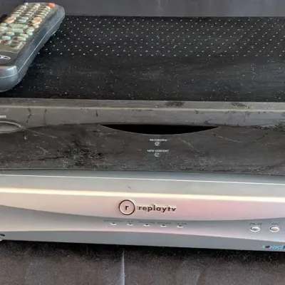 Vintage ReplayTV DVR Lot Model RTV-2020 RTV4320 SonicBlue With Remote - UNTESTED