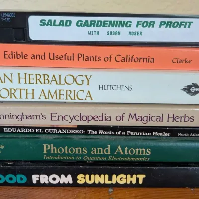 Herbalism Gardening Book Lot Edible Plants Magical Herbs Photons Atoms
