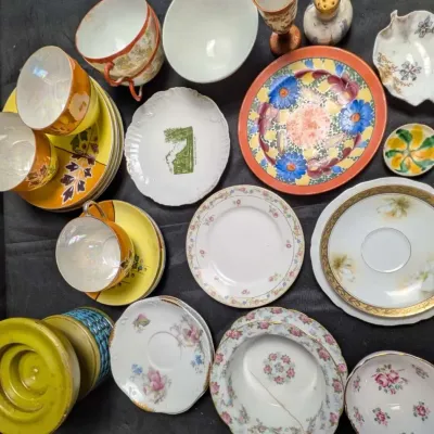 T&V Limoges France Century Lustreware Tea Set Antique China & Other Brands Mixed Lot