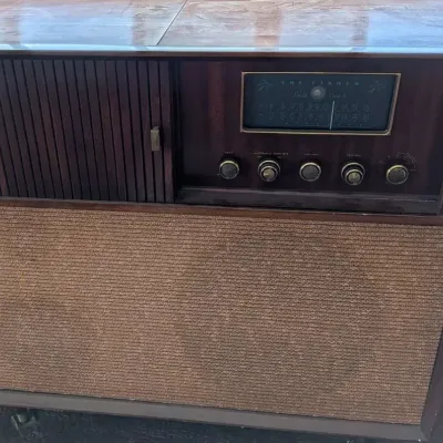 Vintage The Fisher Medalist Series II Console Radio & Garrard Record Changer