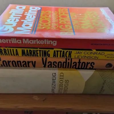Guerrilla Marketing Book Lot Jay Conrad Levinson Coronary Vasodilators Steroid