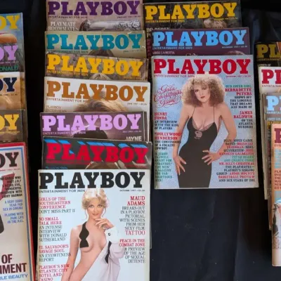 Vintage Playboy Magazine Lot 1980-1982 Nine Issues Adult Collectible - Bo Derek