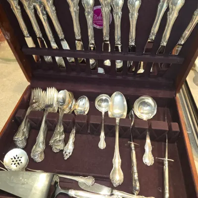 Sale Photo Thumbnail #6: Sterling Silver flatwear set
