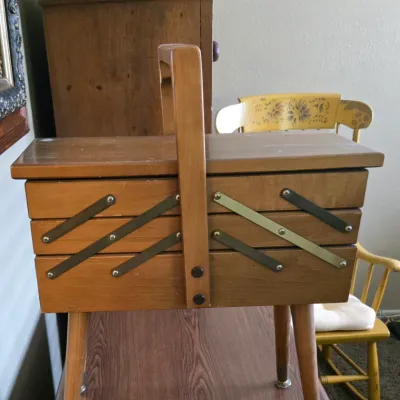 Sale Photo Thumbnail #52: Sewing box