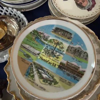 HemisFair 68 San Antonio World's Fair souvenir plate