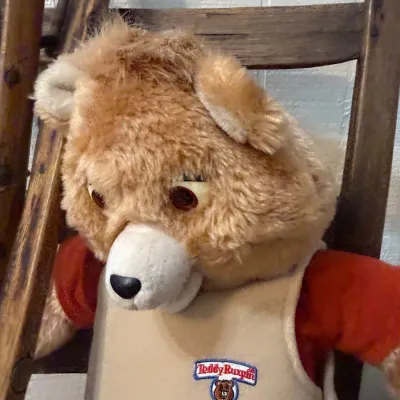 Vintage Teddy Ruxpin talking bear