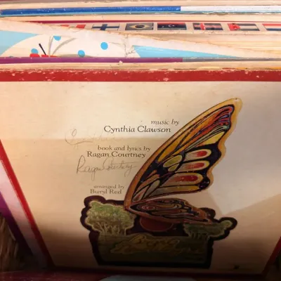 Signed Cynthia Clawson and Ragan Courtney musical LP