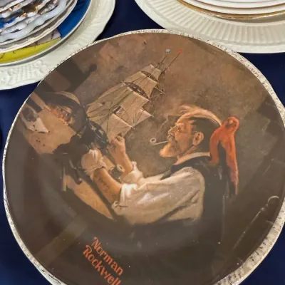 Norman Rockwell collector plate