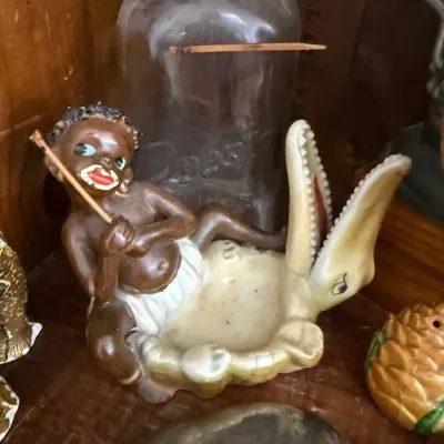 Vintage Black Americana ceramic figurine