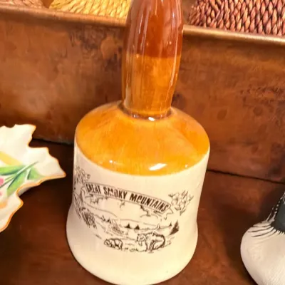 Great Smoky Mountains souvenir pottery bell