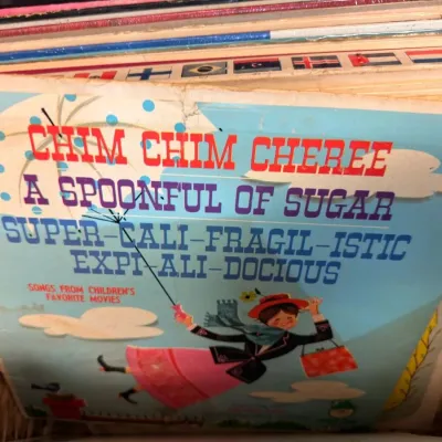 Chim Chim Cheree children's movie songs LP