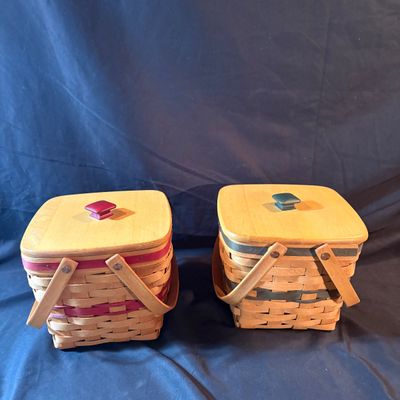 Lidded Longaberger Baskets (LR2-SF)