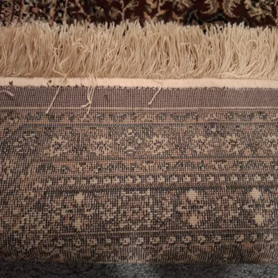Pair of Hallway Runners in Burgundy 10' x 2' (BR-1)