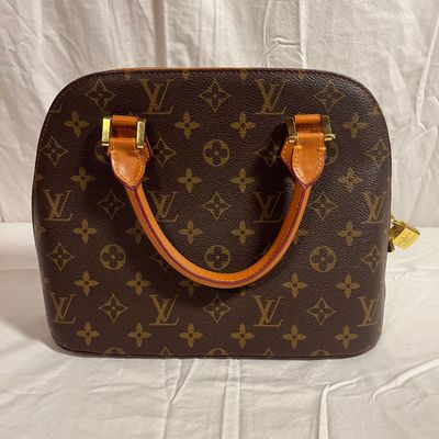 Louis Vuitton Monogram Alma Handbag with Dust Bag (PBC1-KA)