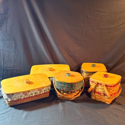 Lidded Longaberger Baskets (LR2-SF)