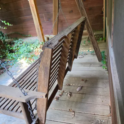 Wooden A-Frame Porch Swing (BBR2-JS)