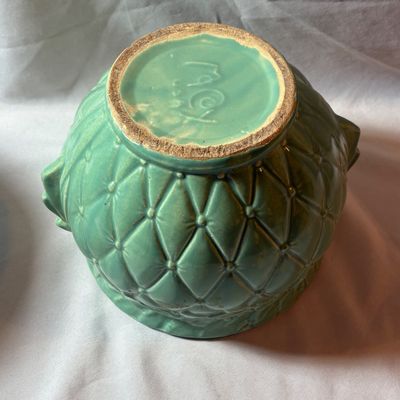 McCoy Pottery Diamond-Quilted Pots (LR3-SF)