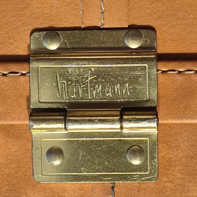 Set of Three Hartmann Leather Suitcases (P-ES)