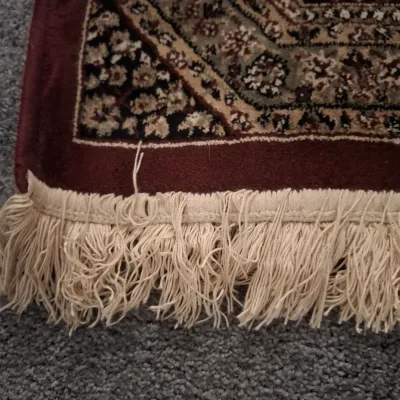 Pair of Hallway Runners in Burgundy 10' x 2' (BR-1)