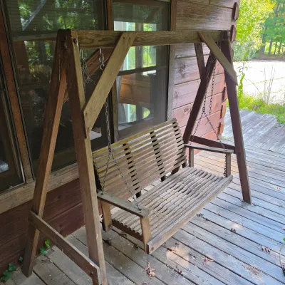 Wooden A-Frame Porch Swing (BBR2-JS)