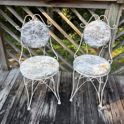 Wrought Iron Bistro Set (BP-SF)
