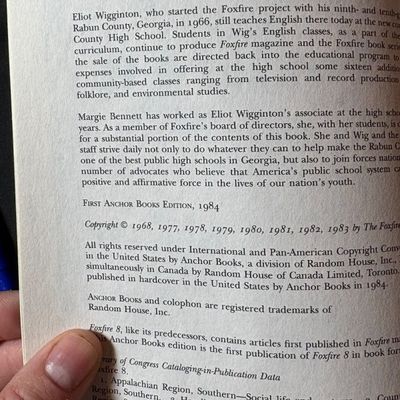 Large Collection of Foxfire Books (LR1-SF)