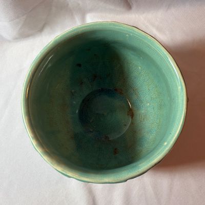 McCoy Pottery Diamond-Quilted Pots (LR3-SF)