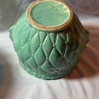 McCoy Pottery Diamond-Quilted Pots (LR3-SF)