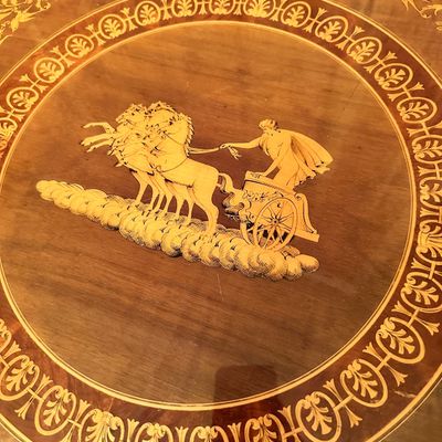 Ornate Wood Multi Game Table and Chairs (LR2-SA)