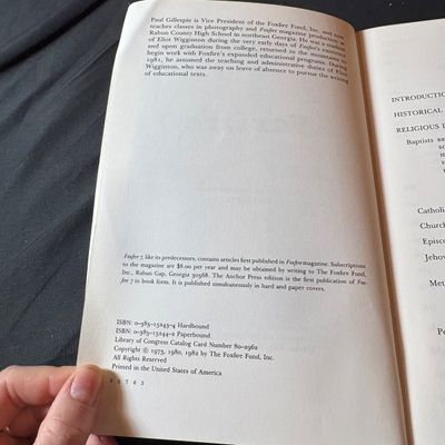 Large Collection of Foxfire Books (LR1-SF)