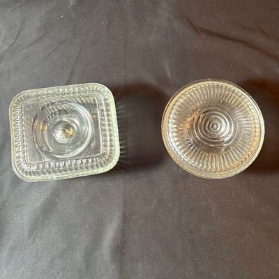 Vintage Refrigerator Storage Ft. Fire King Jadeite Philbe Loaf Pan (LR1-SF)