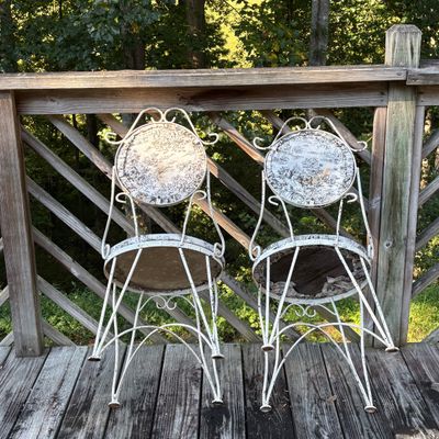 Wrought Iron Bistro Set (BP-SF)