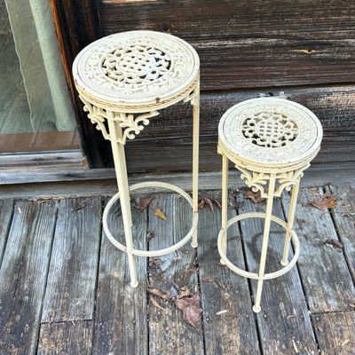 Collection of Wrought Iron Plant Stands (BP-SF)