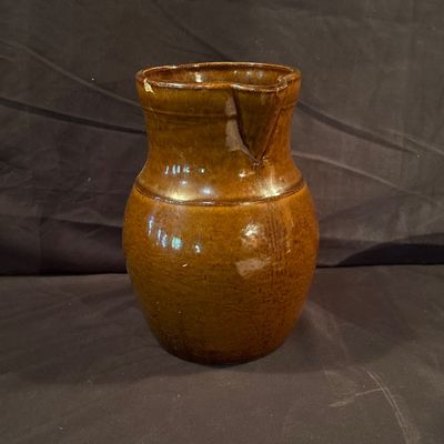Brown-Glazed Stoneware Pitcher (LR2-SF)