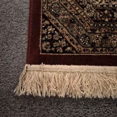 Pair of Hallway Runners in Burgundy 10' x 2' (BR-1)